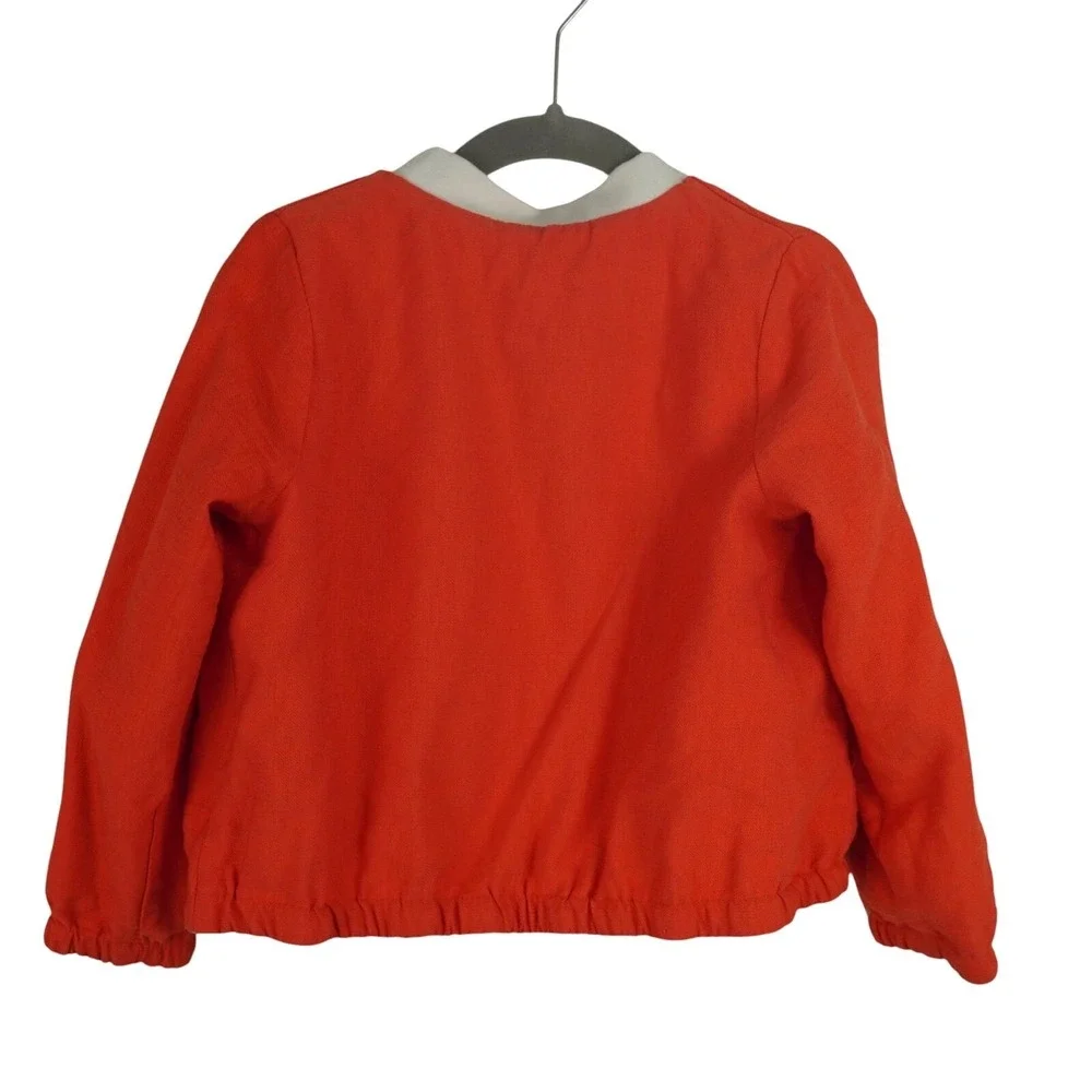 Okaïdi‎ Reversible Jacket 3Y 98cm Red & Patterned Cotton